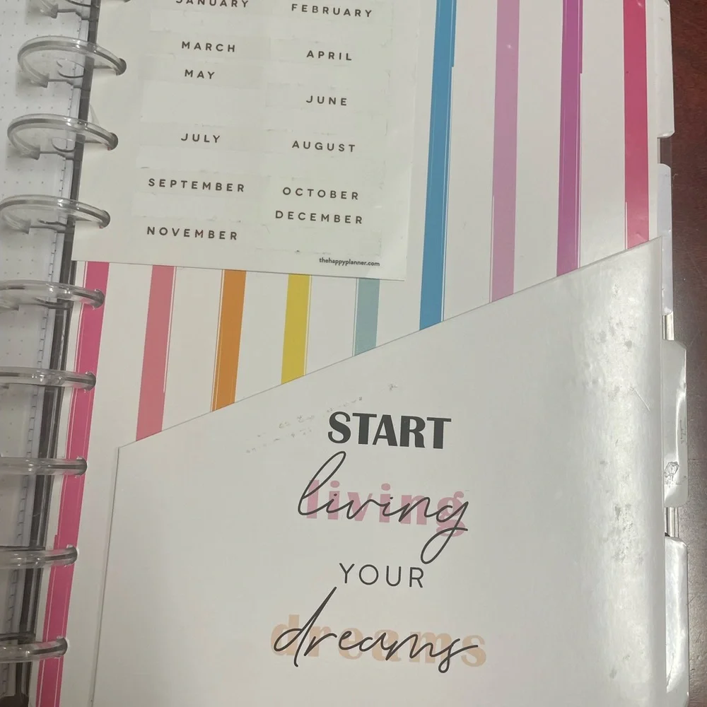 Black and White Planner